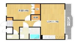 クニミＬＲ間取り図面