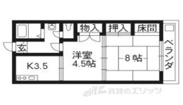 洛西マンションＮＯ．２間取り図面