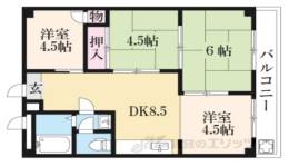 北川マンション間取り図面