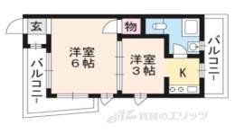 山科小堀マンション間取り図面