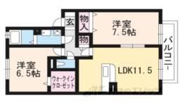 ＲａｄｉｘＴａｕｃｈｉ２間取り図面