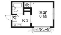 プレール北白川間取り図面