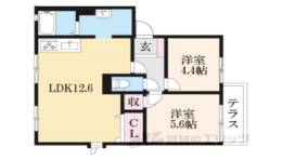 グランメール光Ｂ棟間取り図面