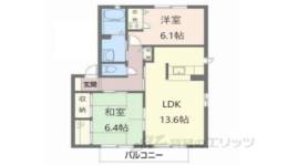 クレストタウンＤ棟間取り図面
