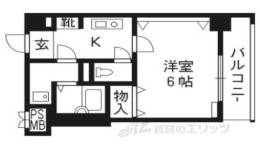 ライオンズマンション京都河原町第三間取り図面