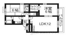 リビングタウン木津南Ａ棟間取り図面