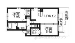 リビングタウン学研都市Ａ棟間取り図面