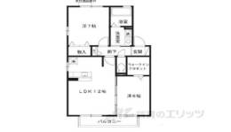 リビングタウン学研都市Ａ棟間取り図面
