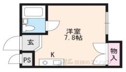 ラッジングハウス蘭５間取り図面