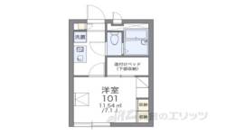 レオパレス大徳Ｂ間取り図面