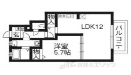 LAND PARK 横大路Ａ棟間取り図面