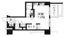 プレサンス京都三条大橋東山苑間取り図面