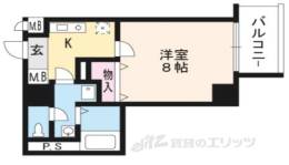ベラジオ烏丸御池間取り図面