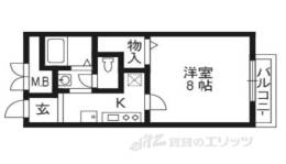 ウィン京田辺２間取り図面