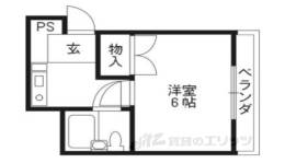 コーポ御薗橋間取り図面