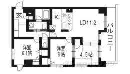 リソシエ今出川堀川グランディス間取り図面