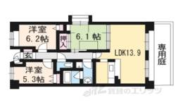 ツインオークス間取り図面