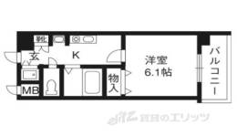 スワンズ京都二条城北間取り図面