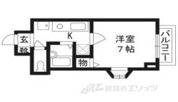 ロイヤルコート西七条間取り図面
