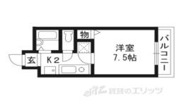 ロイヤルコート西七条間取り図面