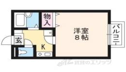 リーヴル松ヶ崎間取り図面