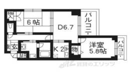 フォルム五条通り間取り図面