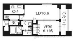 リーガル京都五条堀川間取り図面