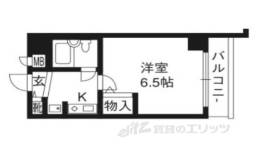 ライオンズマンション西陣南間取り図面