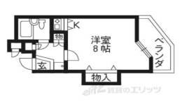 デ・リード桃山南間取り図面