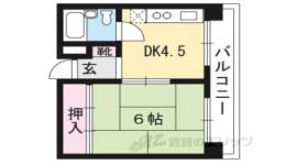 メモリー北白川間取り図面