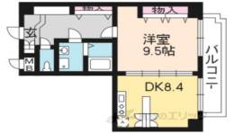 メディナ丹波口間取り図面