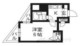 エスリード京都駅前間取り図面