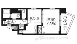 ライジングコート京都西院フロンティア間取り図面
