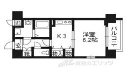 ライジングコート京都西院フロンティア間取り図面