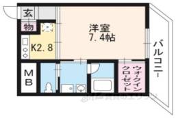 モノコモド御前Ｂ棟間取り図面