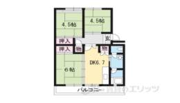 洛西新林団地１５号棟間取り図面