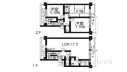 醍醐石田団地13棟間取り図面