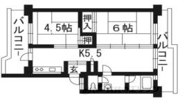 醍醐石田団地13棟間取り図面