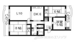 洛西竹の里団地１３号棟間取り図面
