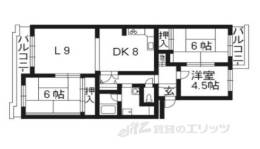 洛西竹の里団地１５号棟間取り図面