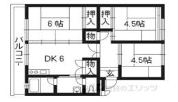 洛西新林団地１８号棟間取り図面