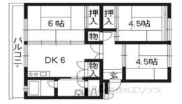 洛西新林団地２７号棟間取り図面