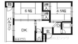 洛西新林団地１号棟間取り図面