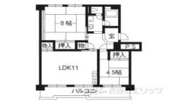 洛西境谷東団地１５号棟間取り図面