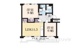 洛西境谷東団地１５号棟間取り図面