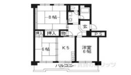 洛西境谷東団地１６号棟間取り図面
