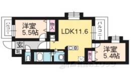 ラティス三条間取り図面