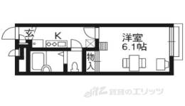 レオパレス佐井通間取り図面