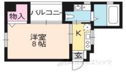 クラベール下鴨間取り図面