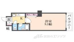 デ・リード＆サンヴェール桂川東間取り図面